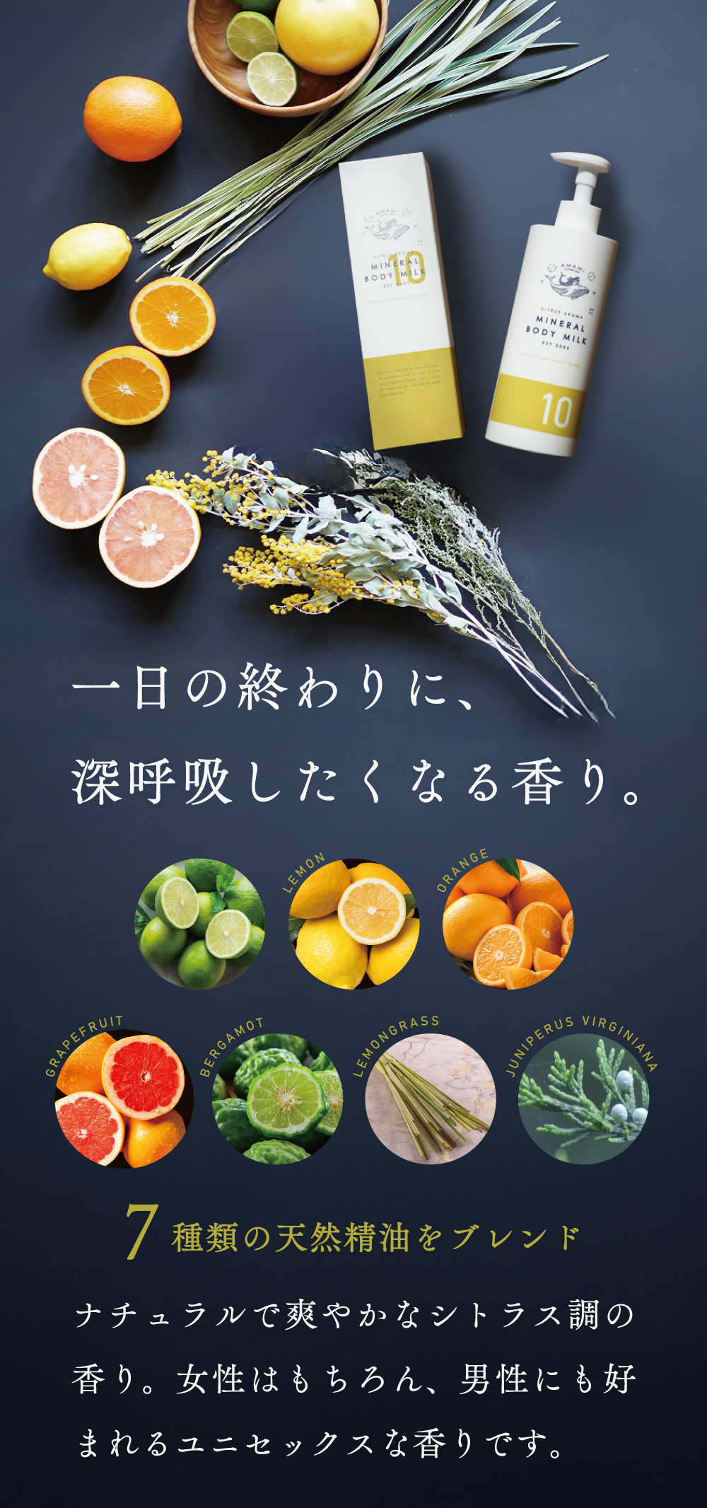 AMAMI ミネラルボディミルク | アコールショップ